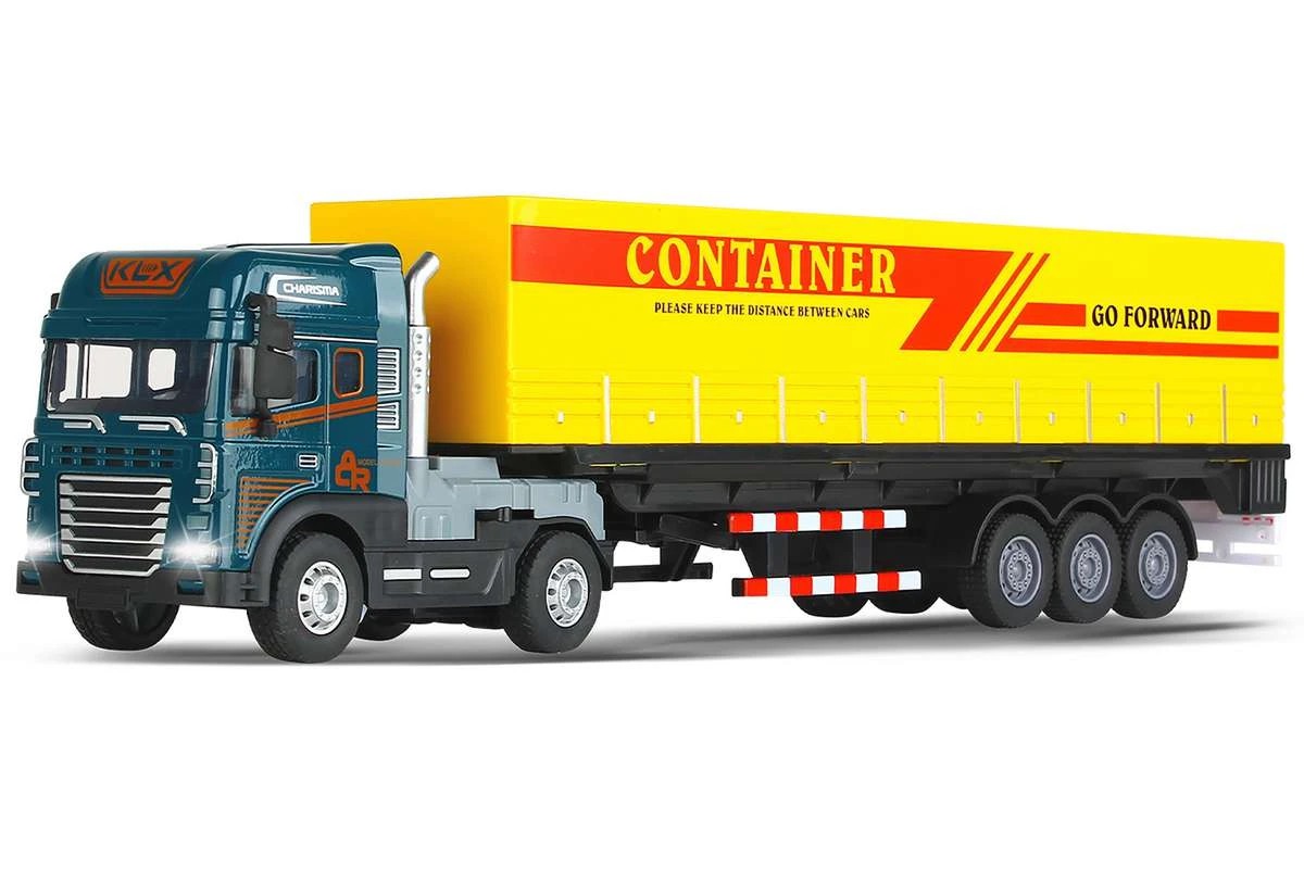 DIE-CAST LASTBIL M CONTAINERTRAILER
