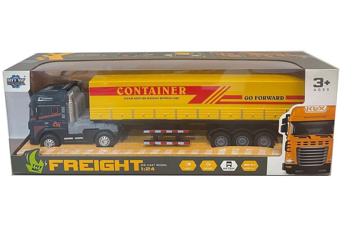 DIE-CAST LASTBIL M CONTAINERTRAILER