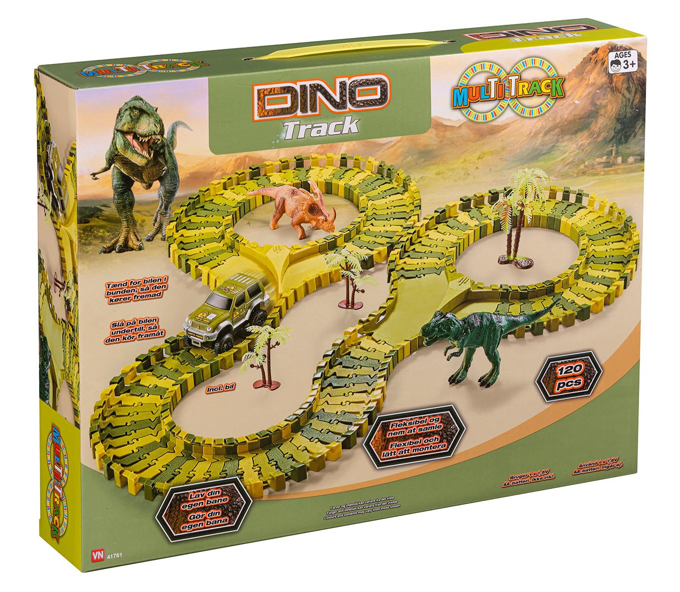 MULTI-TRACK DINO 120PC 41761