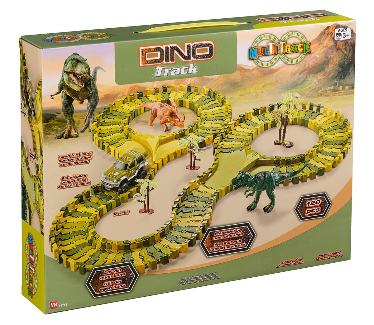 MULTI-TRACK DINO 120PC 41761