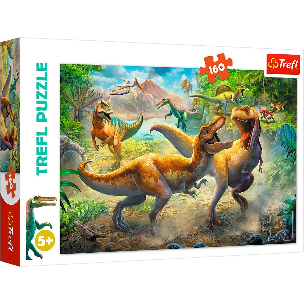 Trefl Fighting Tyrannosaurs – Puslespil med 160 brikker