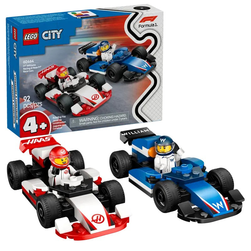 60464 F1® Williams Racing og Haas F1®-racerbiler