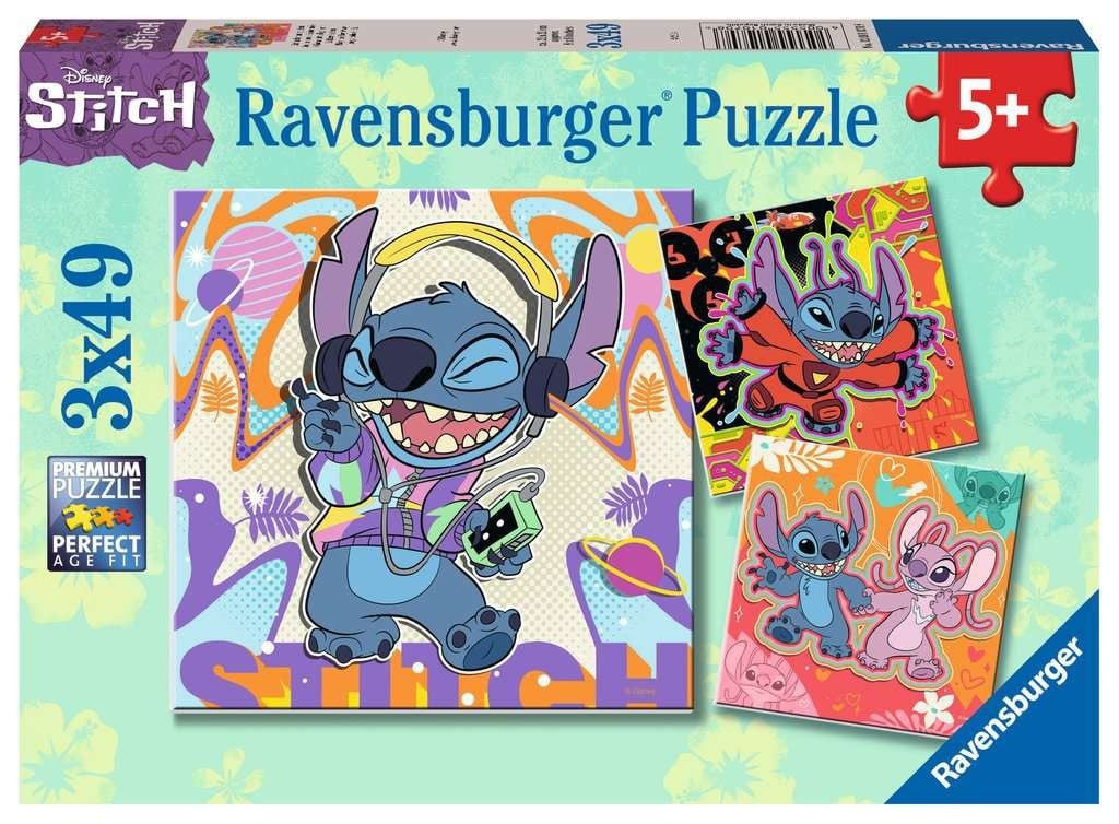 PUSLESPIL 3X49 BRIK DISNEY STITCH