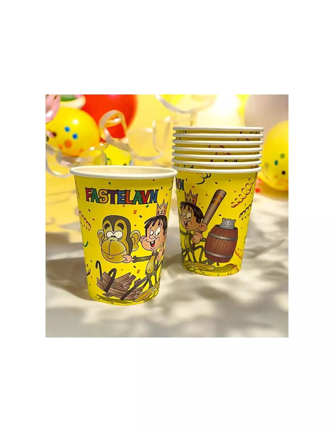 FASTELAVN PAPKRUS 8 STK. 250 ML