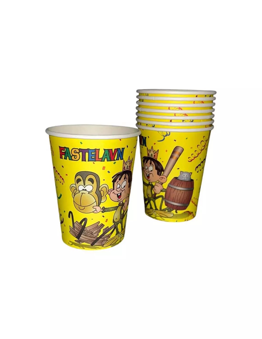 FASTELAVN PAPKRUS 8 STK. 250 ML