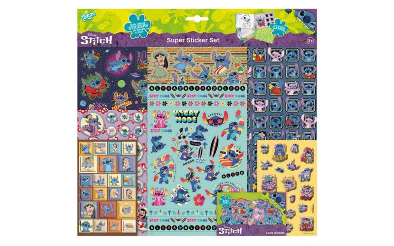 DISNEY STITCH KLISTERMÆRKESÆT