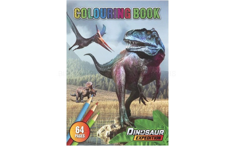 Malebog A4. 64 sider. DINOSAURUS