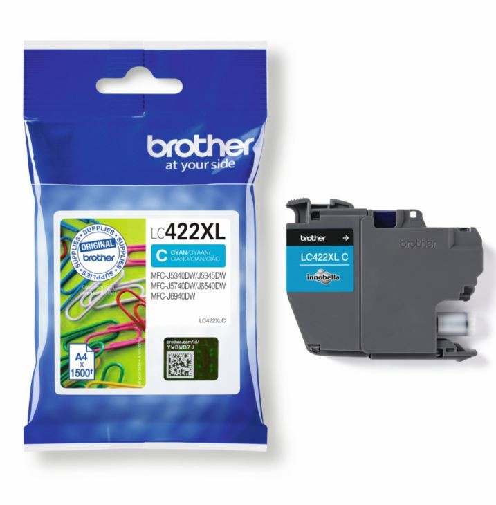 BROTHER LC 422 XL CYAN ORIGINAL