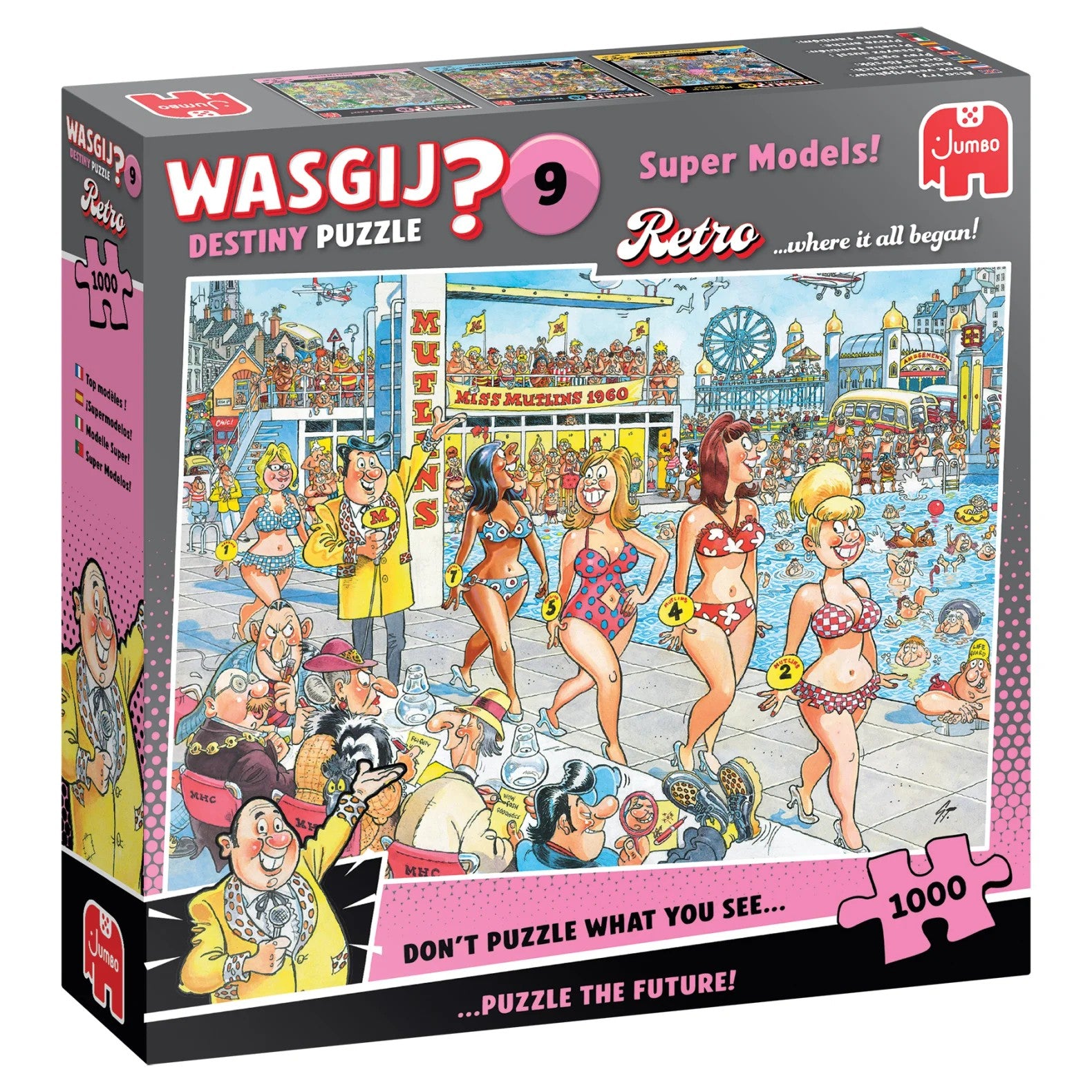 WASGIJ RETRO DESTINY 9 SUPER MODEL 1000 BRIK