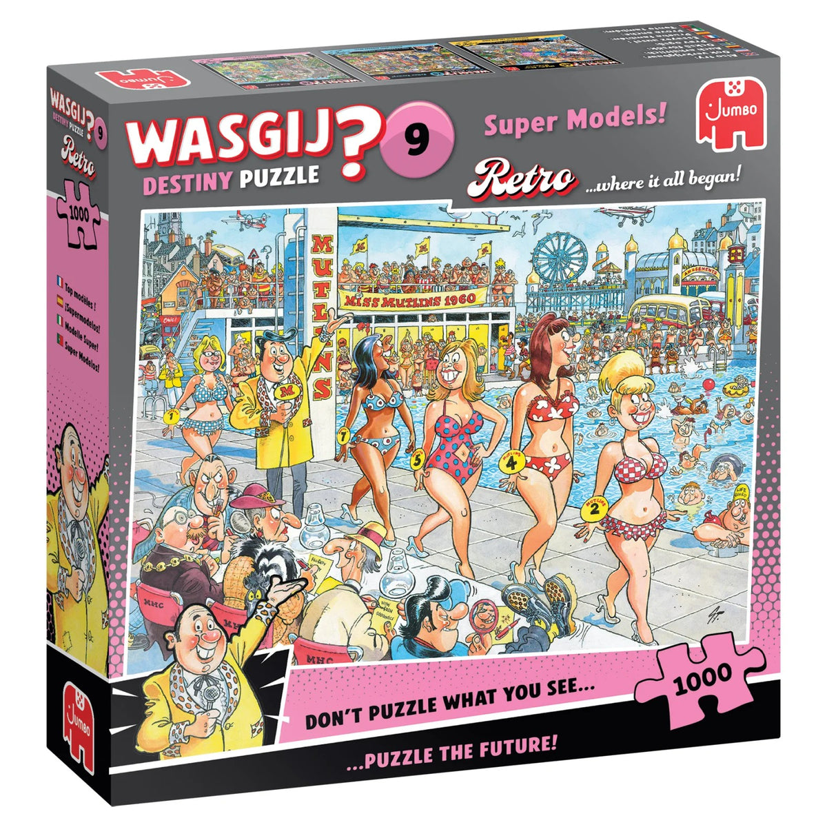 WASGIJ RETRO DESTINY 9 SUPER MODEL 1000 BRIK