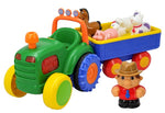 Farm traktor med trailer