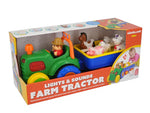 Farm traktor med trailer