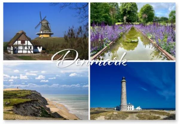 DANMARK POSTKORT COLLAGE 1