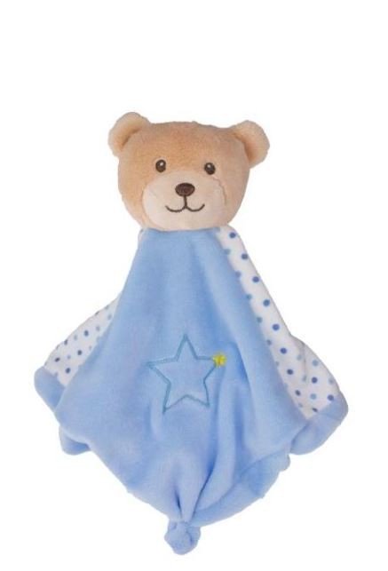 SUTTEKLUD BAMSE BLÅ, TINKA BABY, 28x28