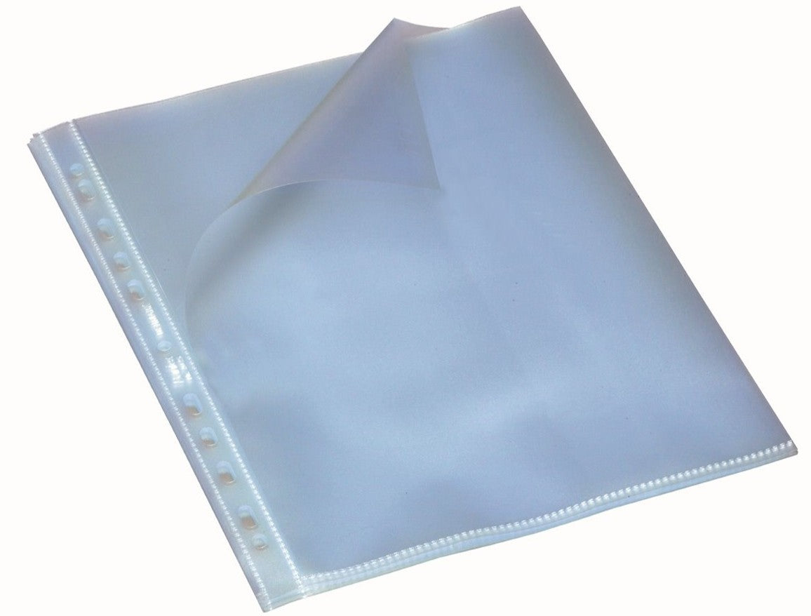 PLASTLOMME TOP/SIDE ÅBEN A4 TRANSPARENT