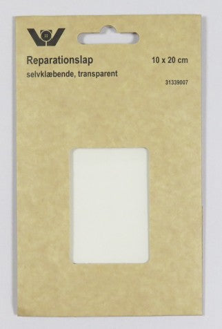 REPARATIONSLAP 10 X 20 CM KLAR