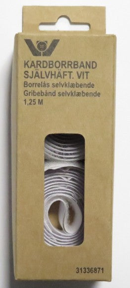 VELCROBÅND SELVKLÆB 1.25 MM HVID