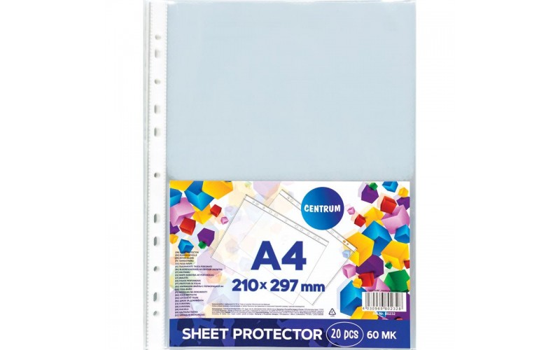 A4 PLASTLOMME 20 STK