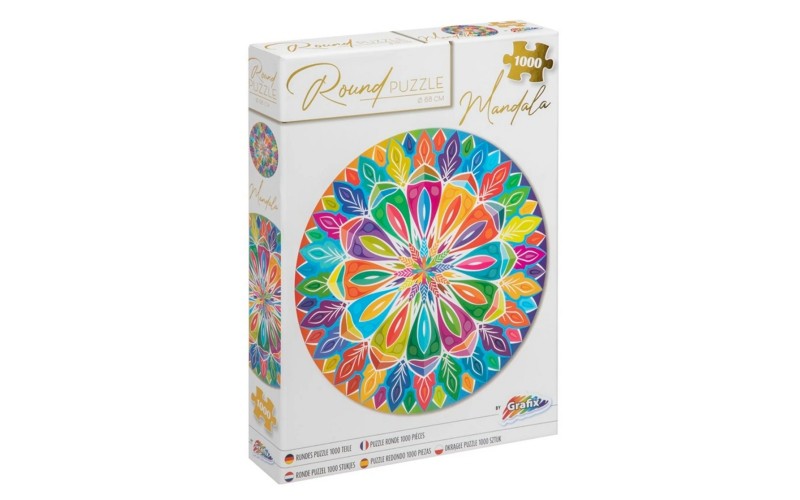 1000 BRIK  PUSLESPIL MANDALA RUND