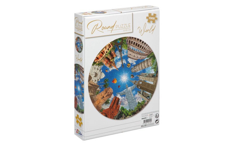 1000 BRIK PUSLESPIL MONUMENTER RUND