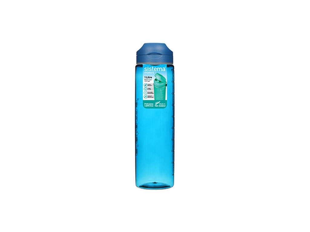 1 L TRITAN HURTIG FLIP TOP FLASKE BLÅ