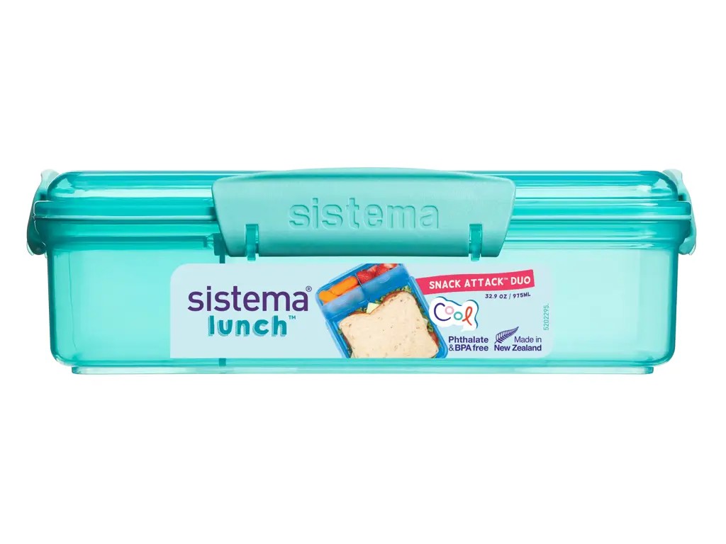 SNACK ATTACK DUO 975 ML 41482 GRØN