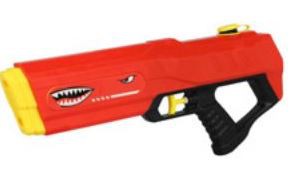 VANDPISTOL 37 CM RØD/GUL