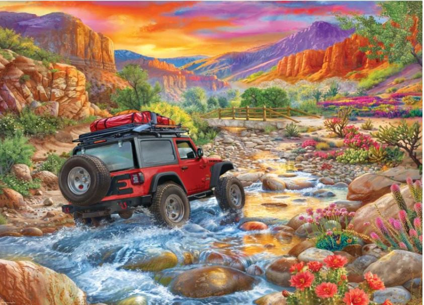 1000 BRIK PUSLESPIL "Jeep - Rocky Ride"
