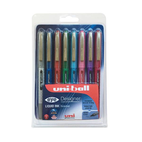 UNI-BALL EYE DESIGNER PAKKE M 8 STK