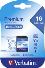 VERBATIM SDHC KORT 16 GB