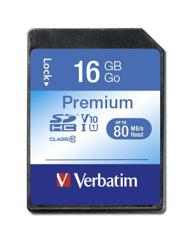 VERBATIM SDHC KORT 16 GB