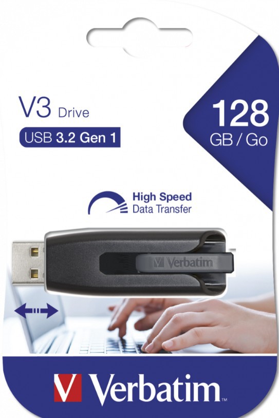 USB STIK 128 GB 3.0 V3 VERBATIM