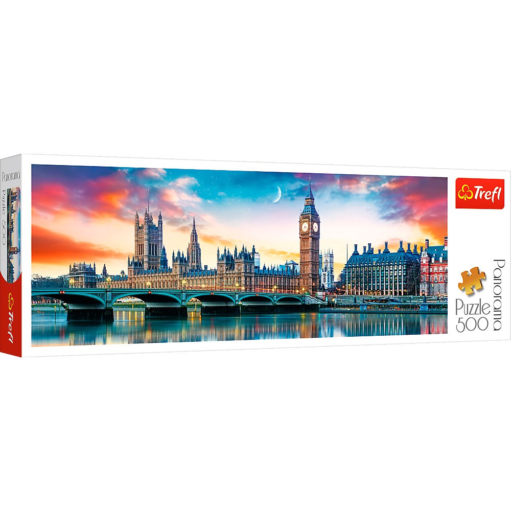 PANORAMA BIG BEN OG PALACE OF WESTMINISTER LONDON 500 BRIK 29507