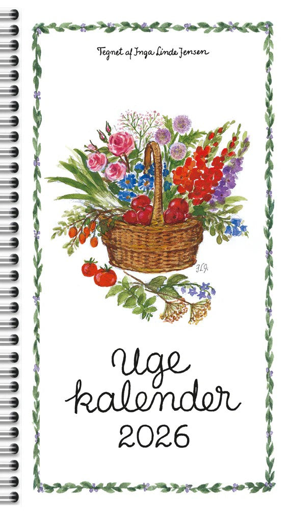 Ugekalender 2026 9,5x17