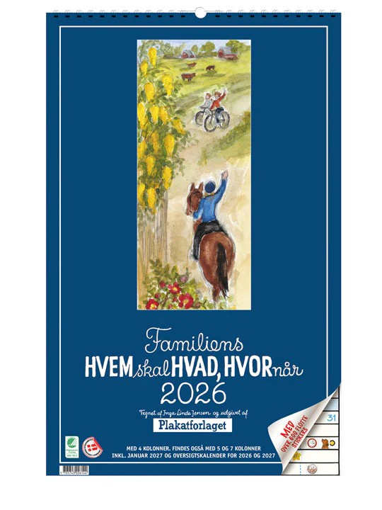 Lille familiekalender 2026 hvem, hvad & hvornår
