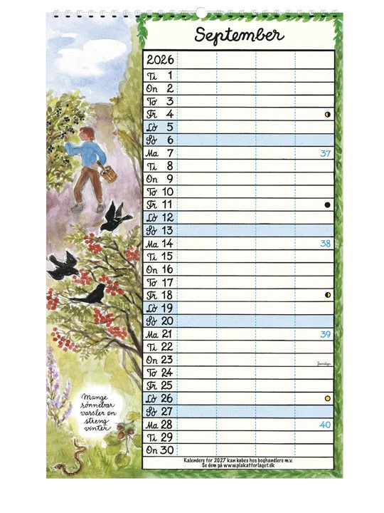 Lille familiekalender 2026 hvem, hvad & hvornår