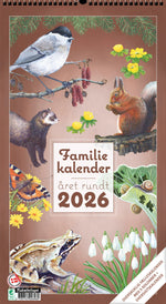 Familiekalender 2026 - Året rundt i naturen