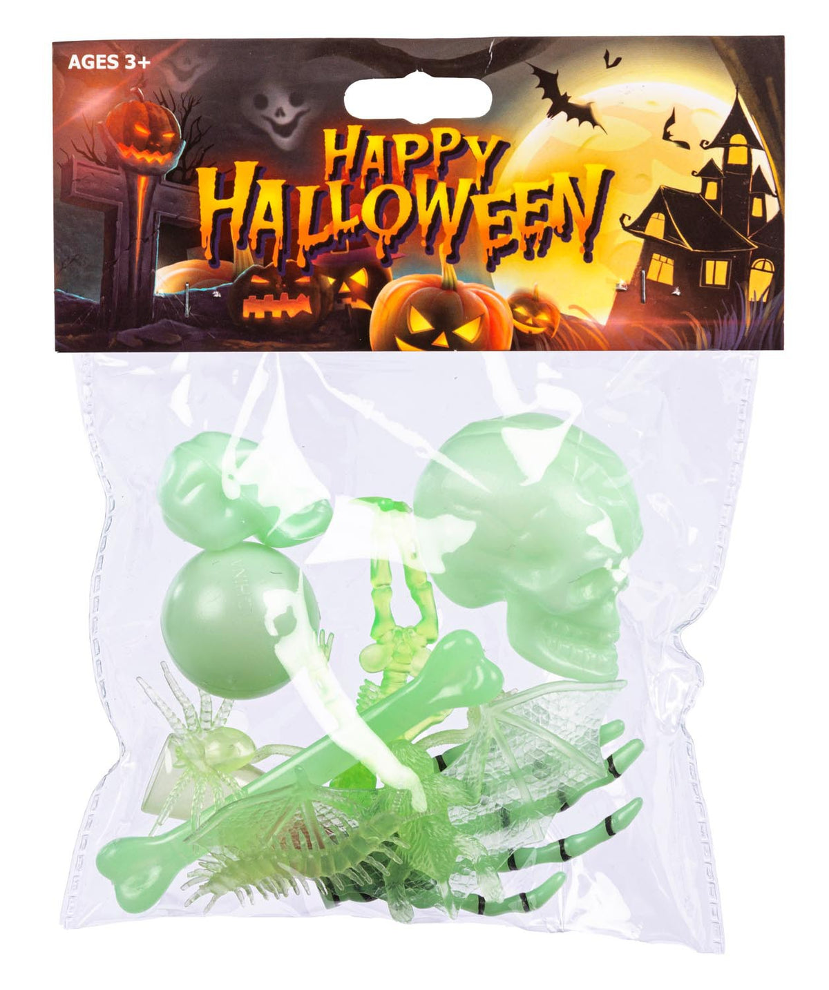 HALLOWEEN SÆT GLOW IN DARK 43754