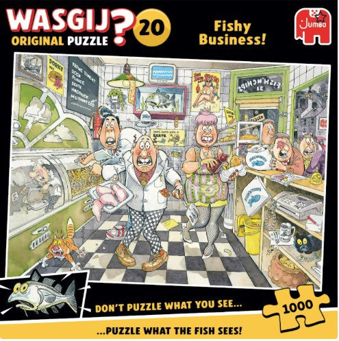 WASGIJ ORIGINAL 20 FISHY BUSINESS 1000 BRIK