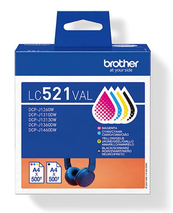BROTHER LC 521 SAMPAK ORIGINAL