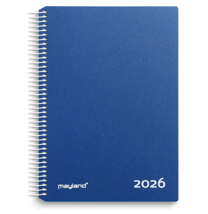 TIMEKALENDER BLÅ PP-PLAST 2026