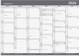 BASIC KONTORKALENDER M WHITEBOARDFUNKTION A2 2026