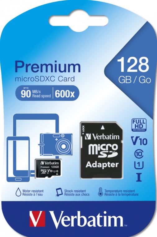 MICRO SDHC KORT M ADAPTER 128 GB