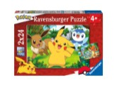 PUSLESPIL 2X24 BRIK PIKACHU & VENNER