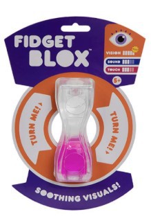 FIDGET BLOX SQUISHY TIMEGLAS RØD