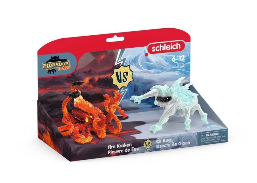 SCHLEICH ICE BUG VS FIRE KRAKEN 70826