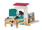 SCHLEICH HESTEBOX M HOPPE OG FØL 42611