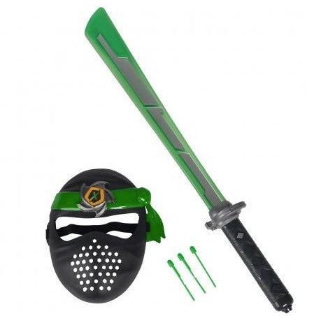 NEXT NINJA SVÆRD OG MASKE GRØN
