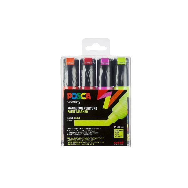 POSCA CORNER PC-8K 4ASS NEON C.