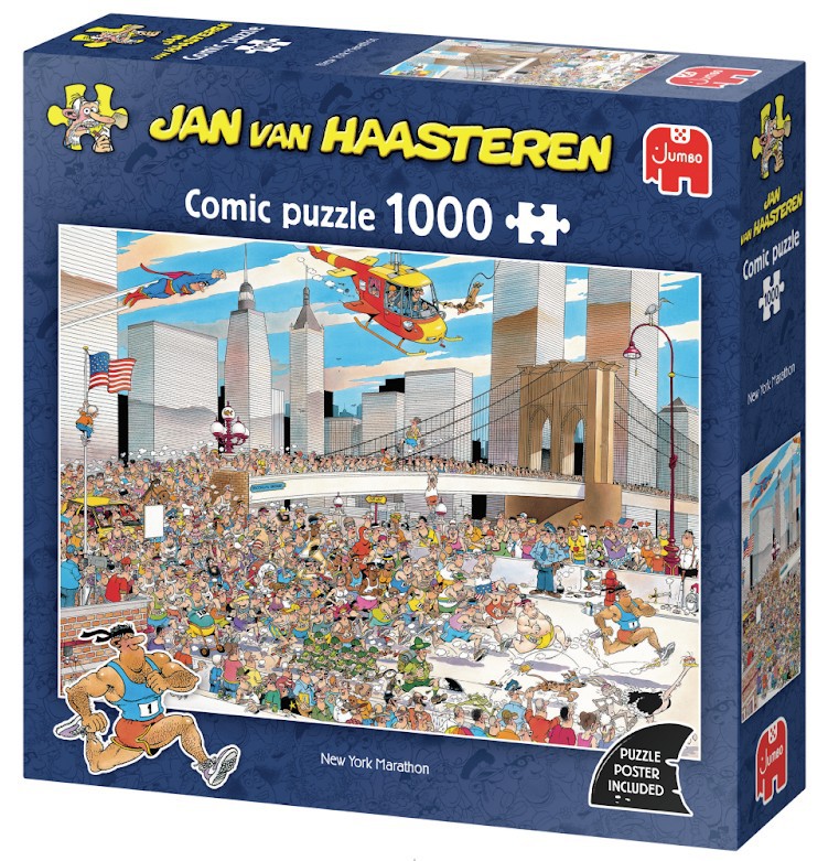 JAN VAN HAASTEREN NEW YORK MARATHON 1000 BRIK